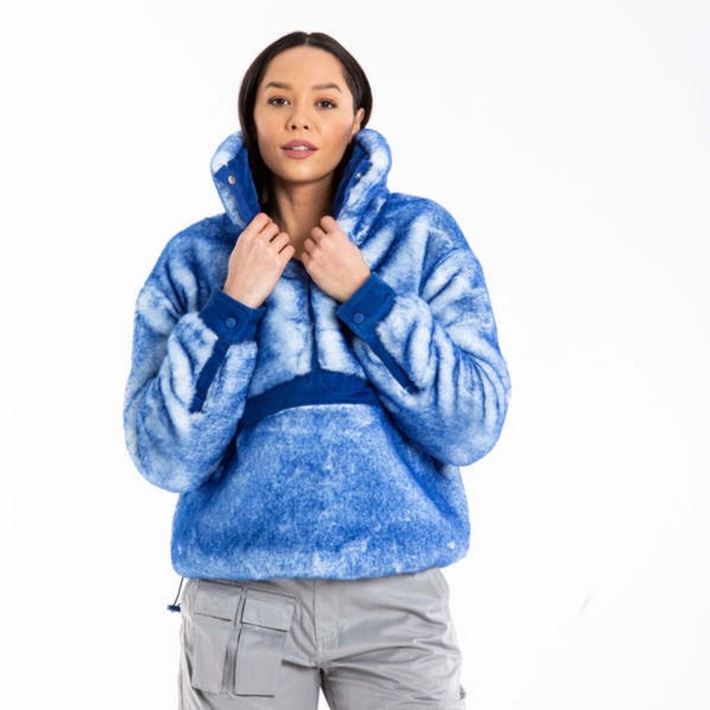 House of Sunny Dip Dyed Pullover Sweatshirt Size L